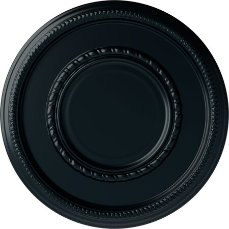 Ekena Millwork Federal Roped Large Ceiling Medallion (Fits Canopies up to 7 3/4"), 17 3/8"OD x 1 1/8"P, Night Shade CM17FENSF
